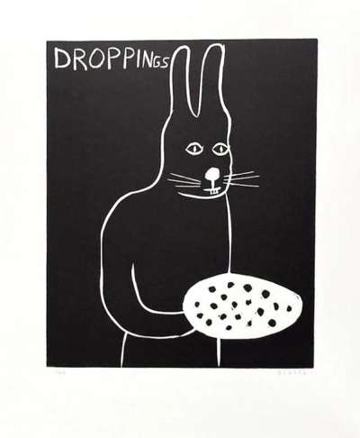 Droppings - Signed Print by David Shrigley 2022 - MyArtBroker