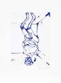 Georg Baselitz: Serpentine (Blue) - Signed Print