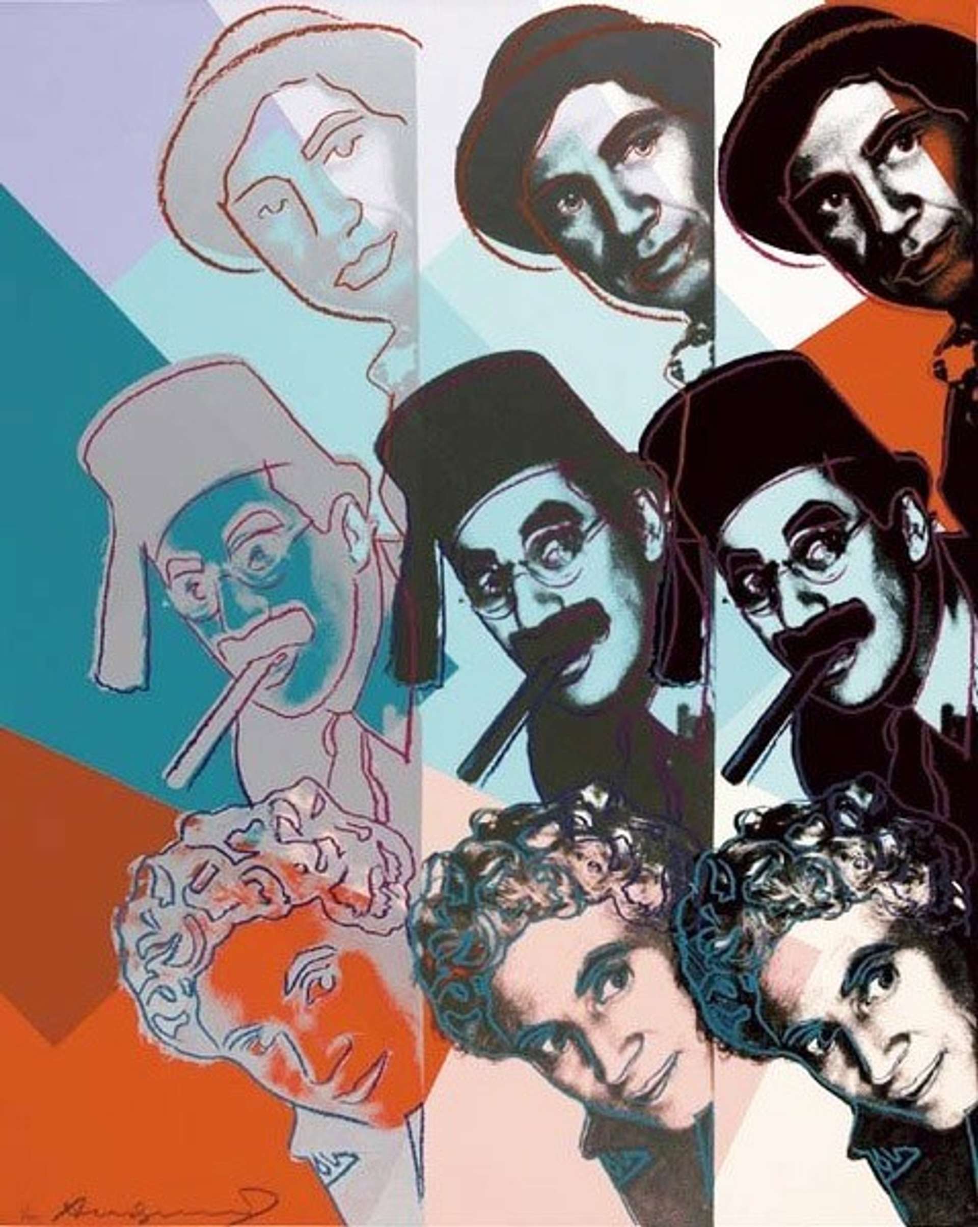 The Marx Brothers (F. & S. II.232) by Andy Warhol