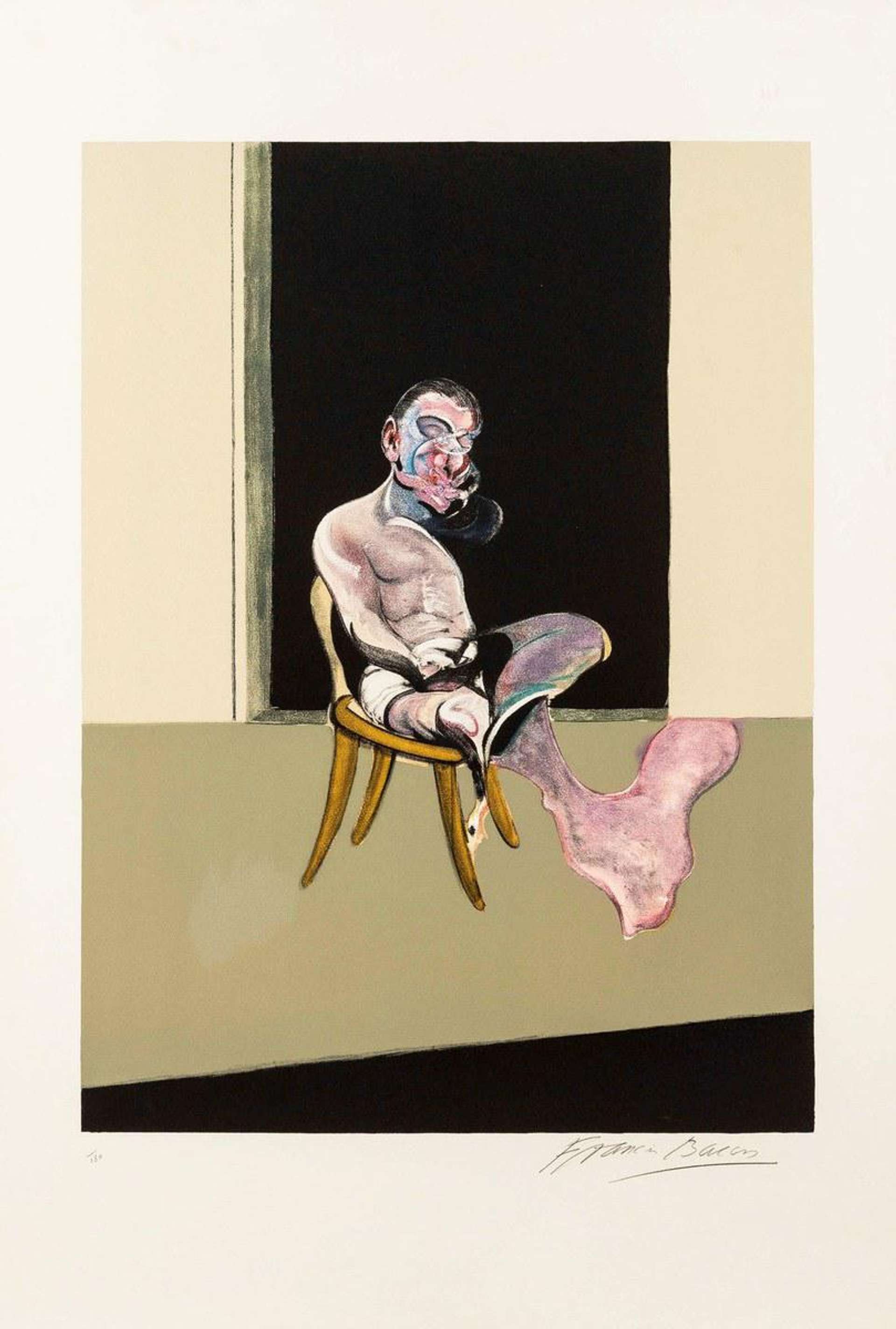 Triptych August 1972 (right panel) - Signed Print by Francis Bacon 1989 - MyArtBroker