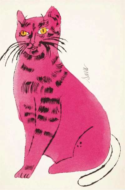 Andy Warhol: Cats Named Sam IV 51 - Unsigned Print