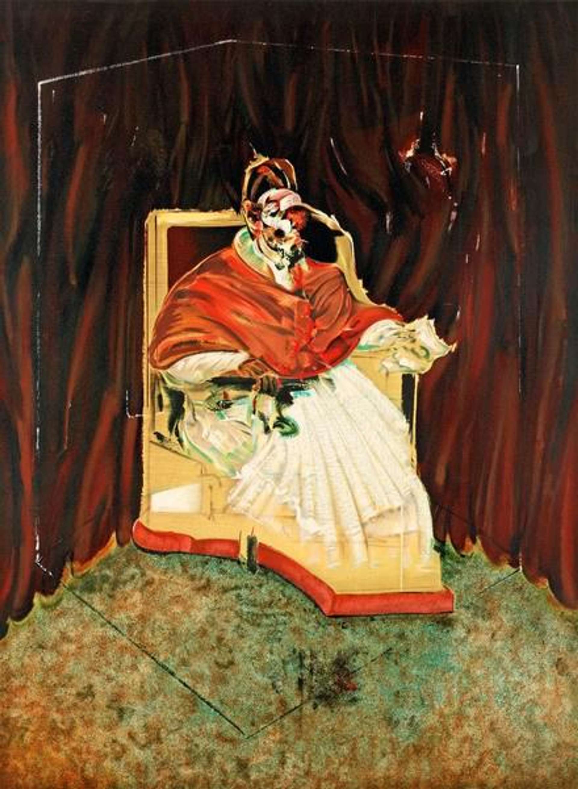 Francis Bacon For A Portrait Of Pope Innocent X (Signed Print) 1989