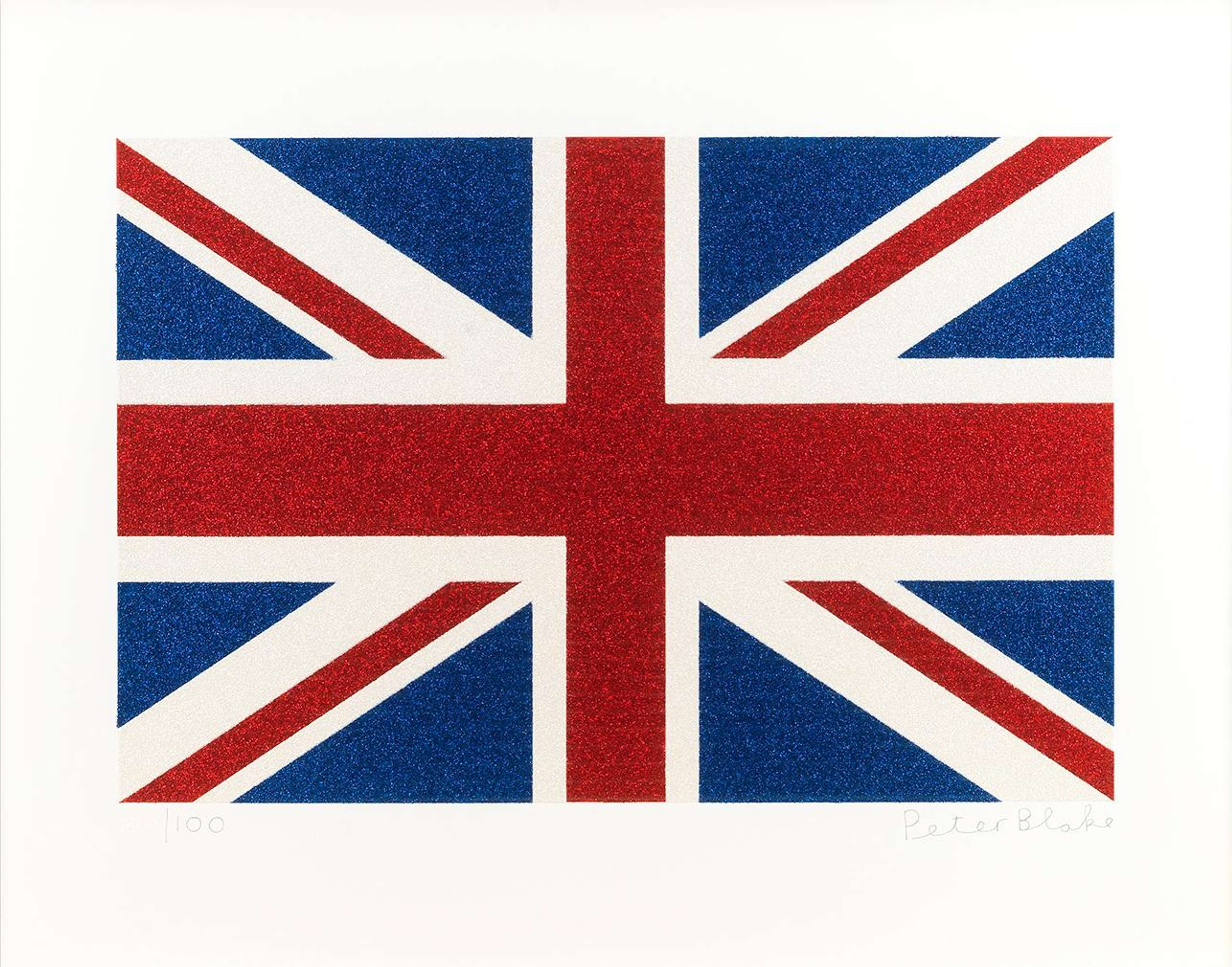 Union Flag (small) - Signed Print by Peter Blake 2016 - MyArtBroker