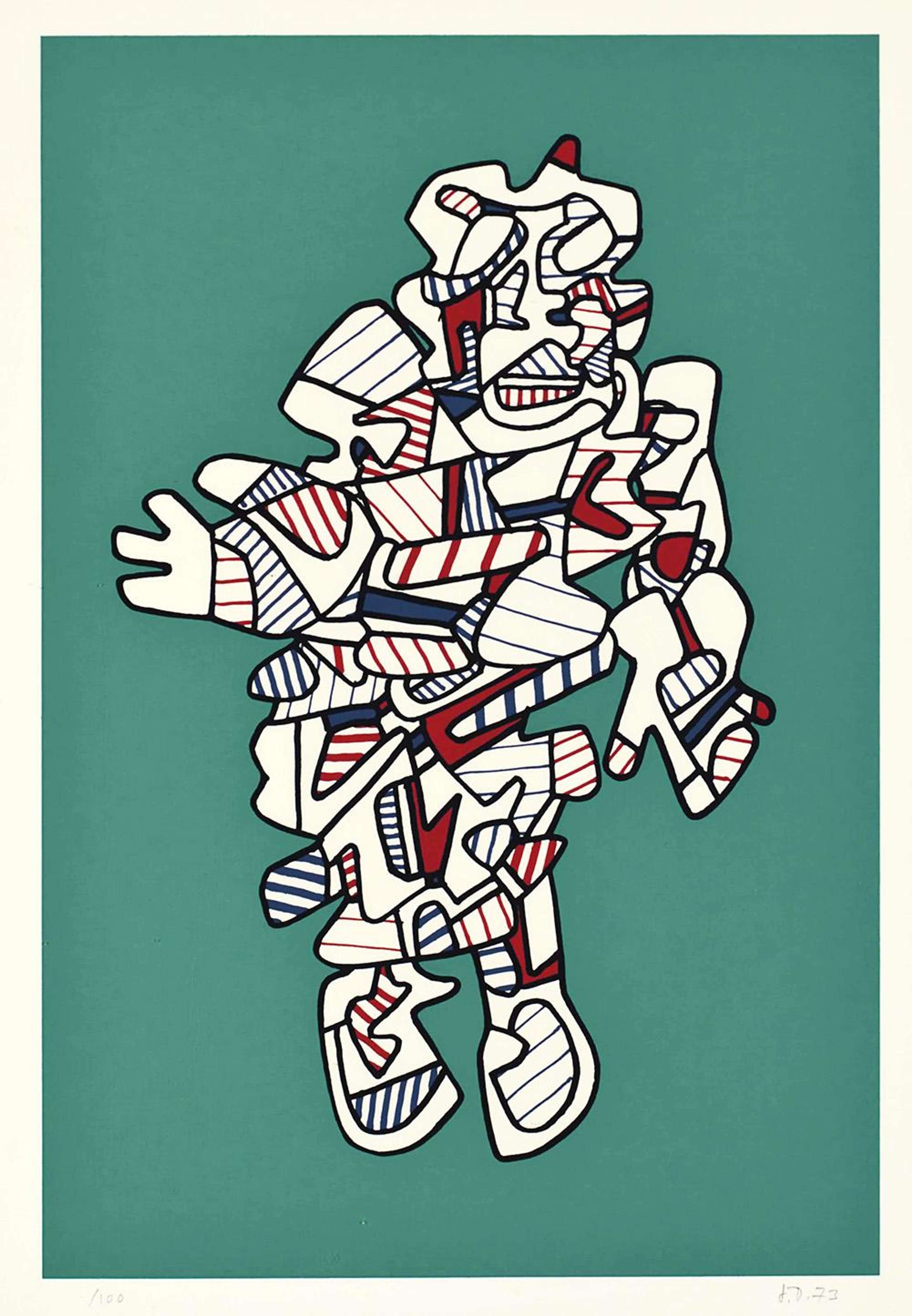 Protestator - Signed Print by Jean Dubuffet 1973 - MyArtBroker