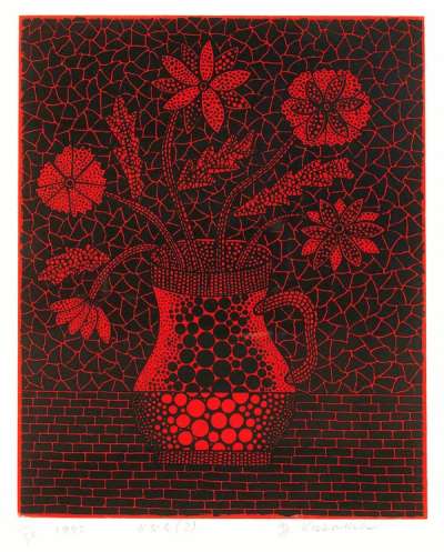 Yayoi Kusama: Vase 2 - Signed Print