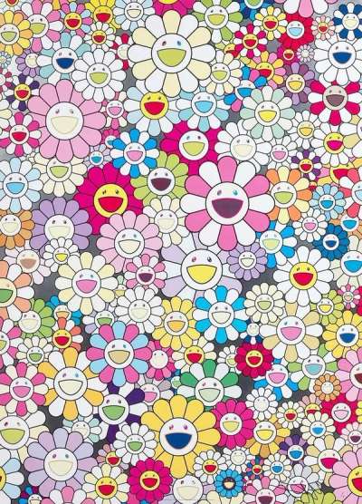 An Homage To Yves Klein, Multicolour A - Signed Print by Takashi Murakami 2012 - MyArtBroker