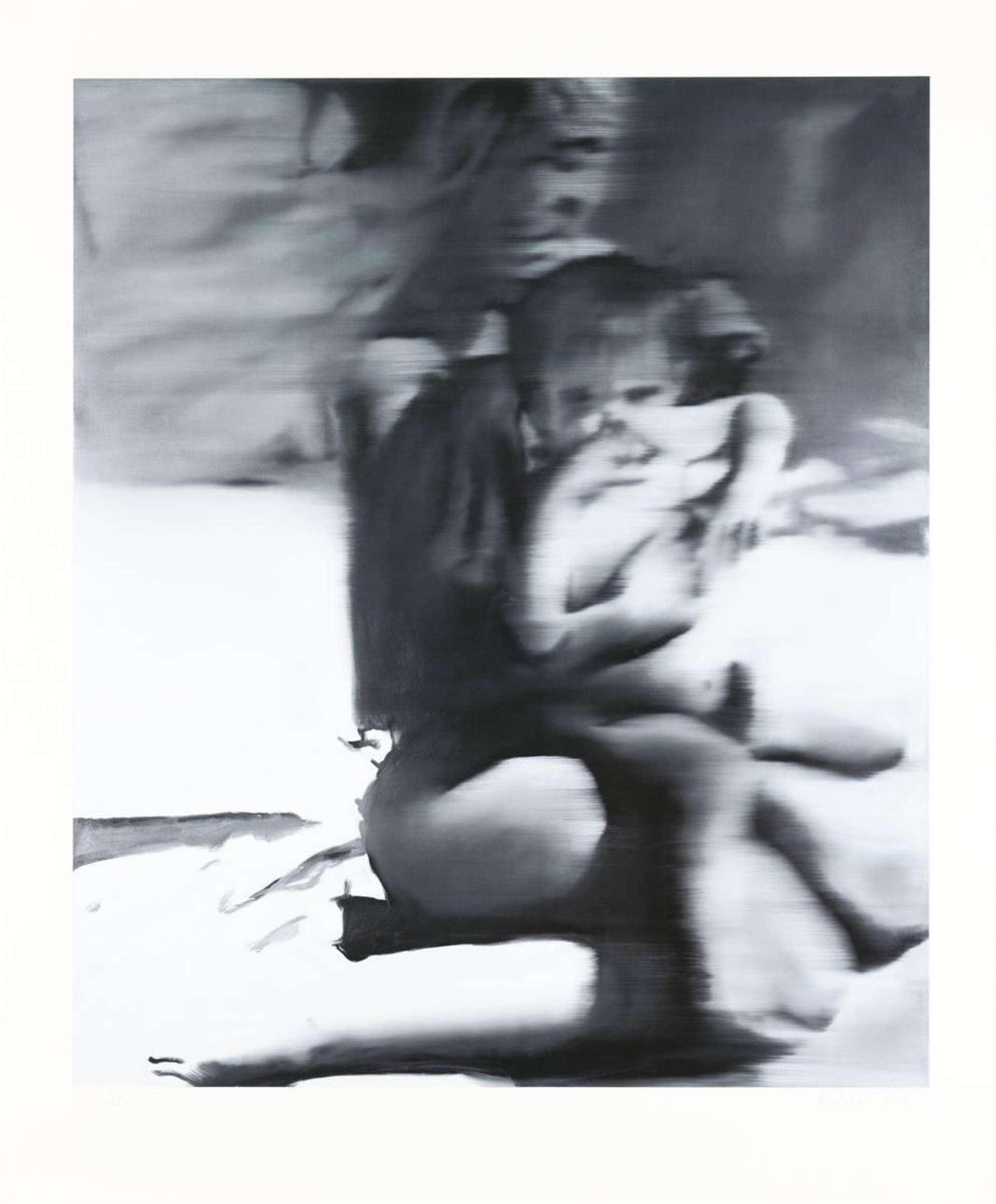 Gerhard Richter: Frau Mit Kind (Mother With Child) - Signed Print