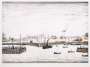 L S Lowry: The Harbour - Signed Print