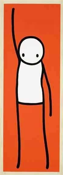 STIK『Liberty』 Stik Liberty (blue) (Signed) Screenprint 2013