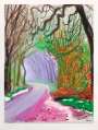 David Hockney: The Arrival Of Spring In Woldgate East Yorkshire 1st January 2011 - Signed Print