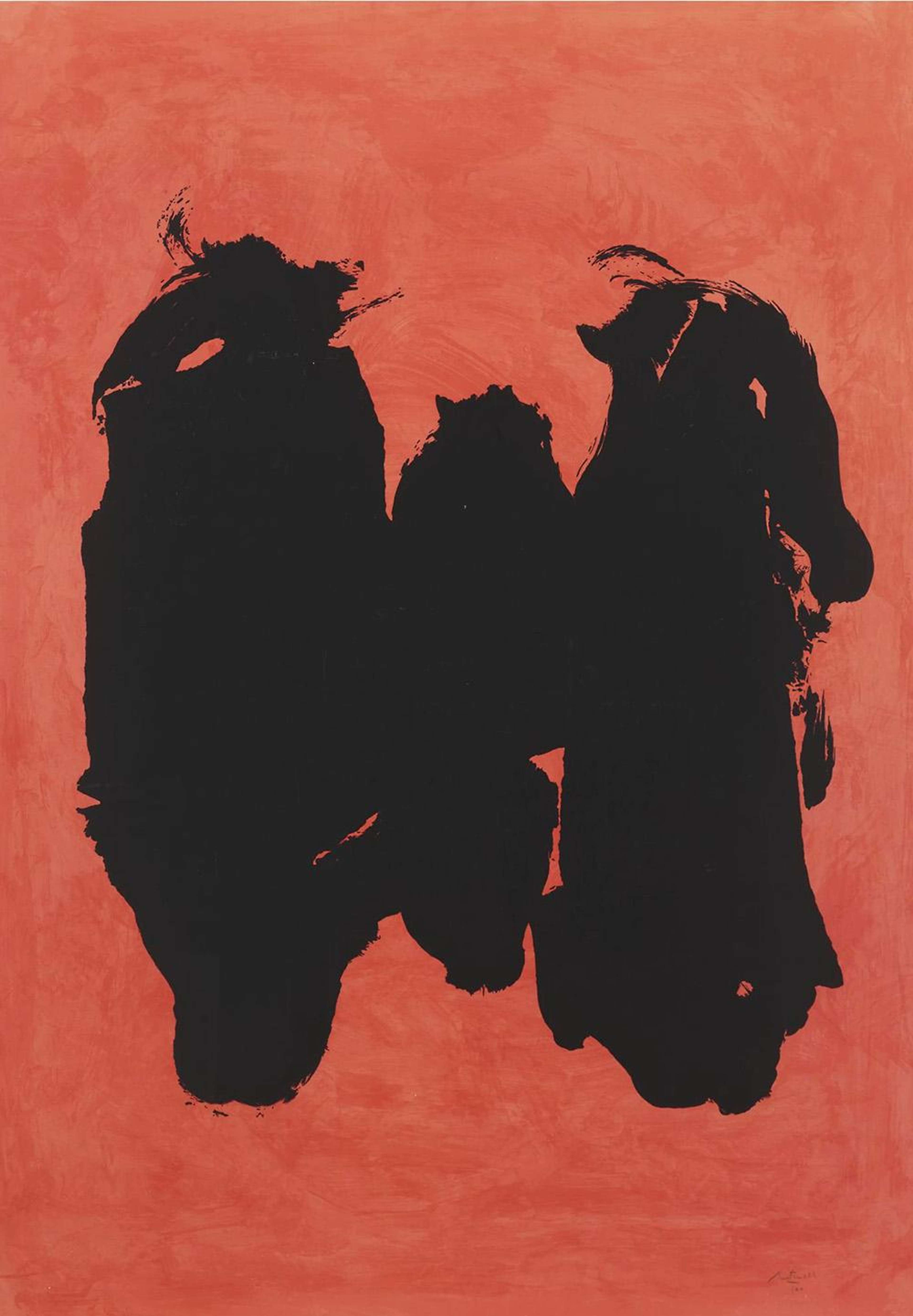 Three Figures - Signed Print by Robert Motherwell 1989 - MyArtBroker