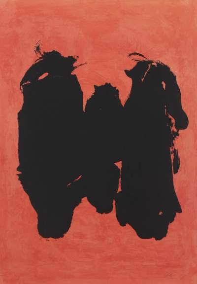 Three Figures - Signed Print by Robert Motherwell 1989 - MyArtBroker