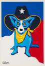 George Rodrigue: I Wanna Be A Texas Ranger - Signed Print