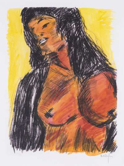 Cassandra Yellow (2010) - Signed Print by Bob Dylan 2010 - MyArtBroker