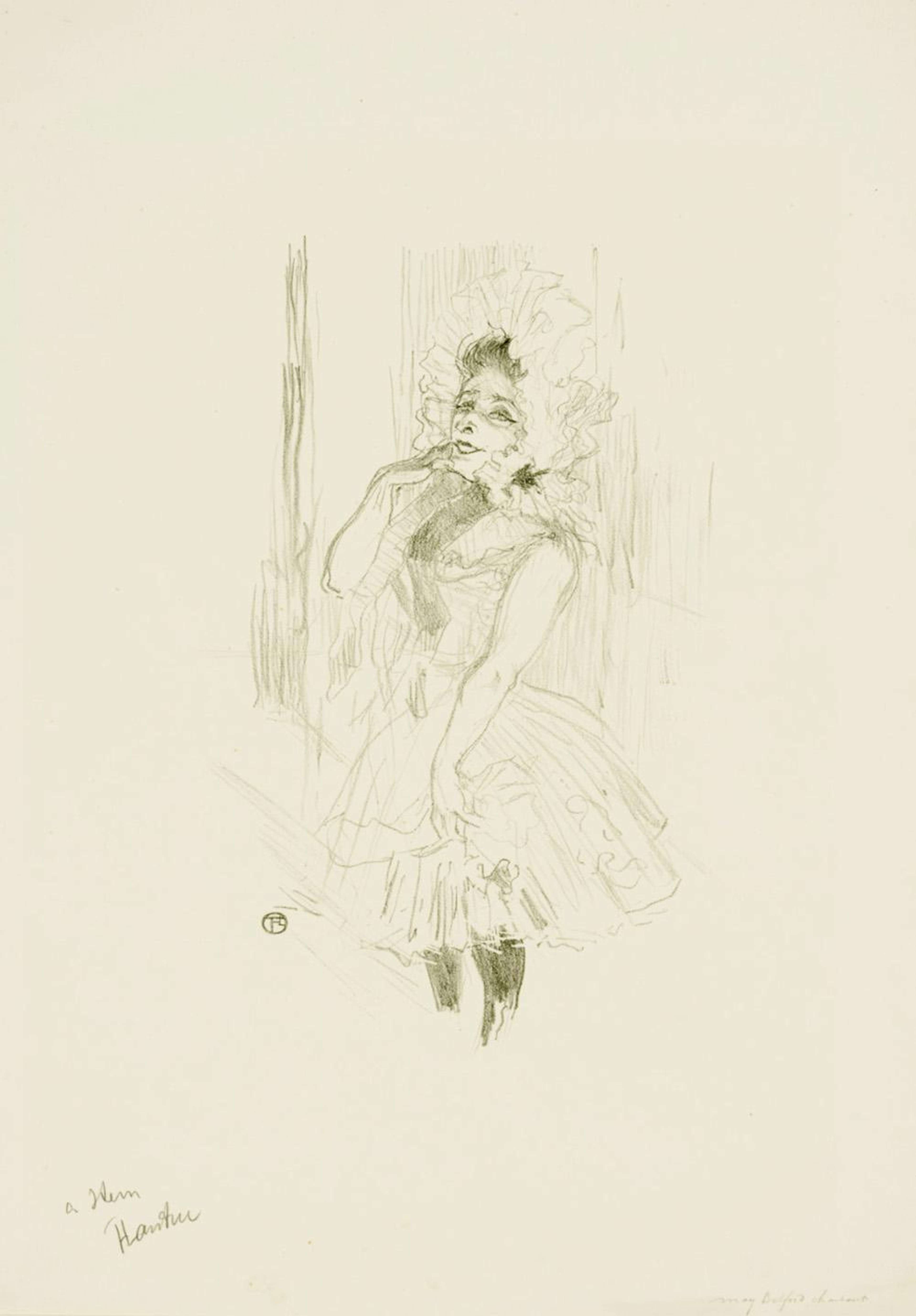 Anna Held Dans 'Toutes Ces Dames Au Theatre' - Signed Print by Henri De Toulouse Lautrec 1894 - MyArtBroker