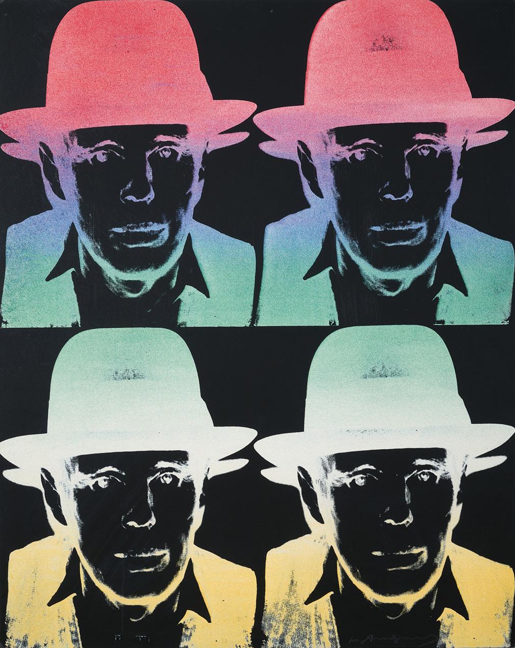 Andy Warhol Joseph Beuys (F. & S. II.247) (Signed Print) 1980