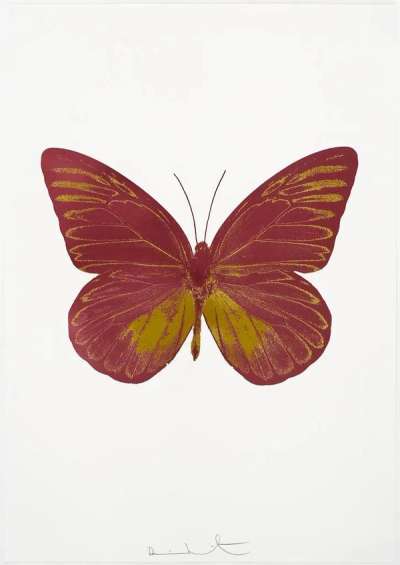 The Souls I (loganberry pink, oriental gold) - Signed Print by Damien Hirst 2010 - MyArtBroker