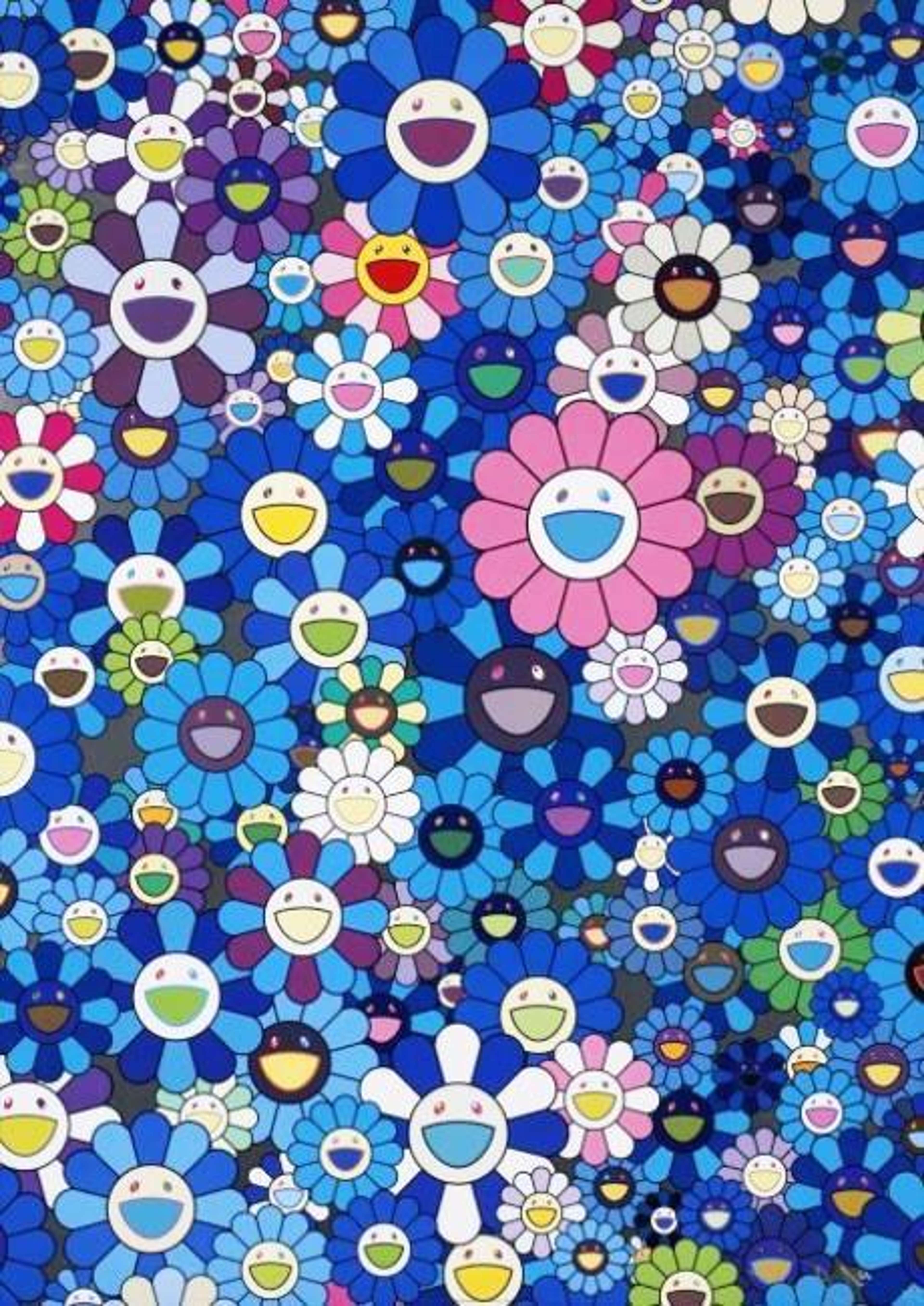 An Homage To IKB B - Signed Print by Takashi Murakami 2011 - MyArtBroker