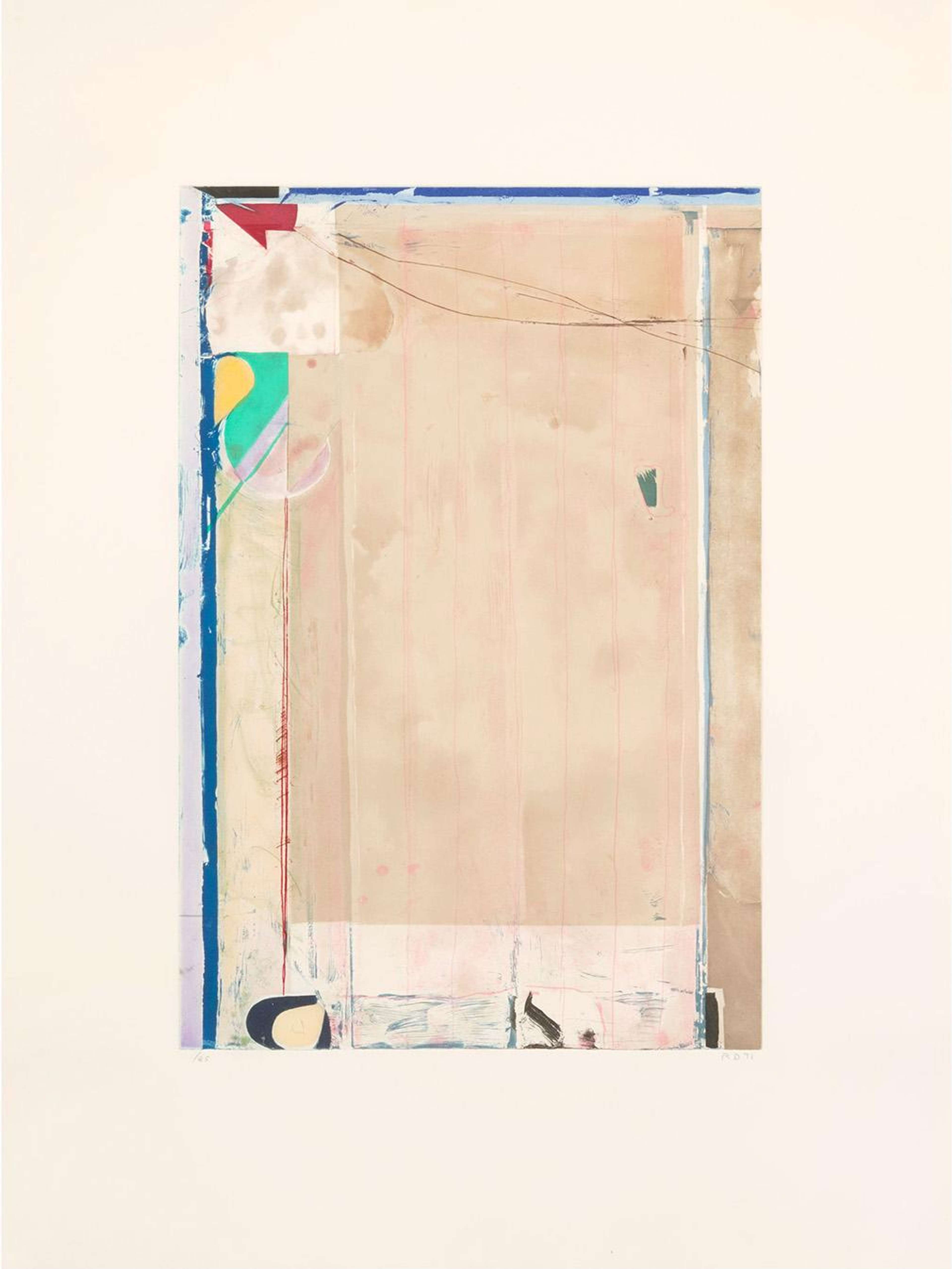 Touched Red - Signed Print by Richard Diebenkorn 1991 - MyArtBroker