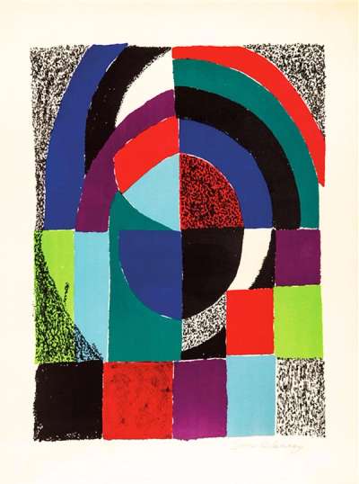 Cathédrale - Signed Print by Sonia Delaunay 1971 - MyArtBroker