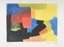 Serge Poliakoff: Composition Noire, Jaune, Bleue Et Rouge - Signed Print