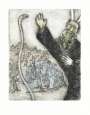 Marc Chagall: Moïse Et Le Serpent (La Bible) - Signed Print