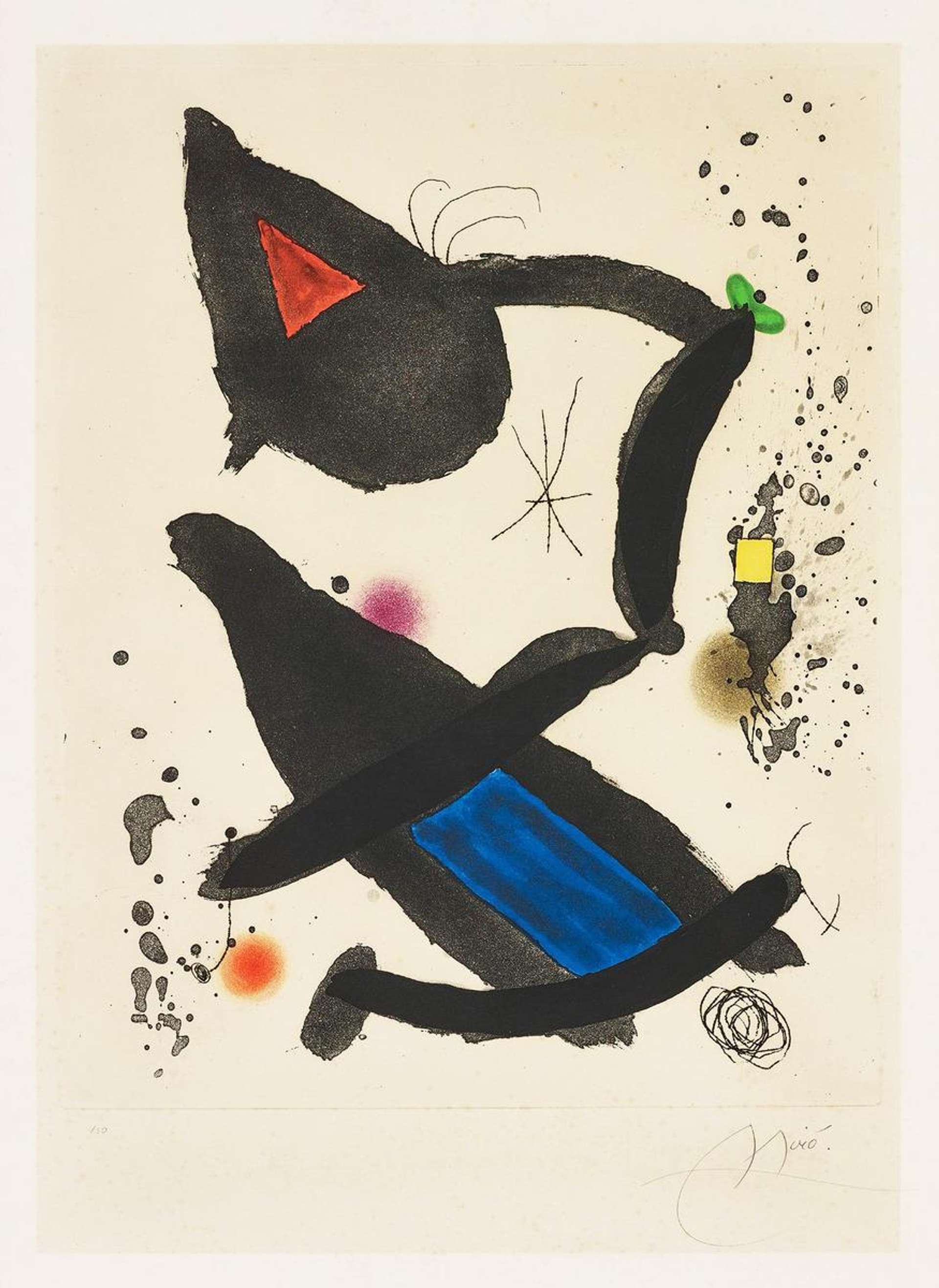 Le Roi David - Signed Print by Joan Miró 1972 - MyArtBroker