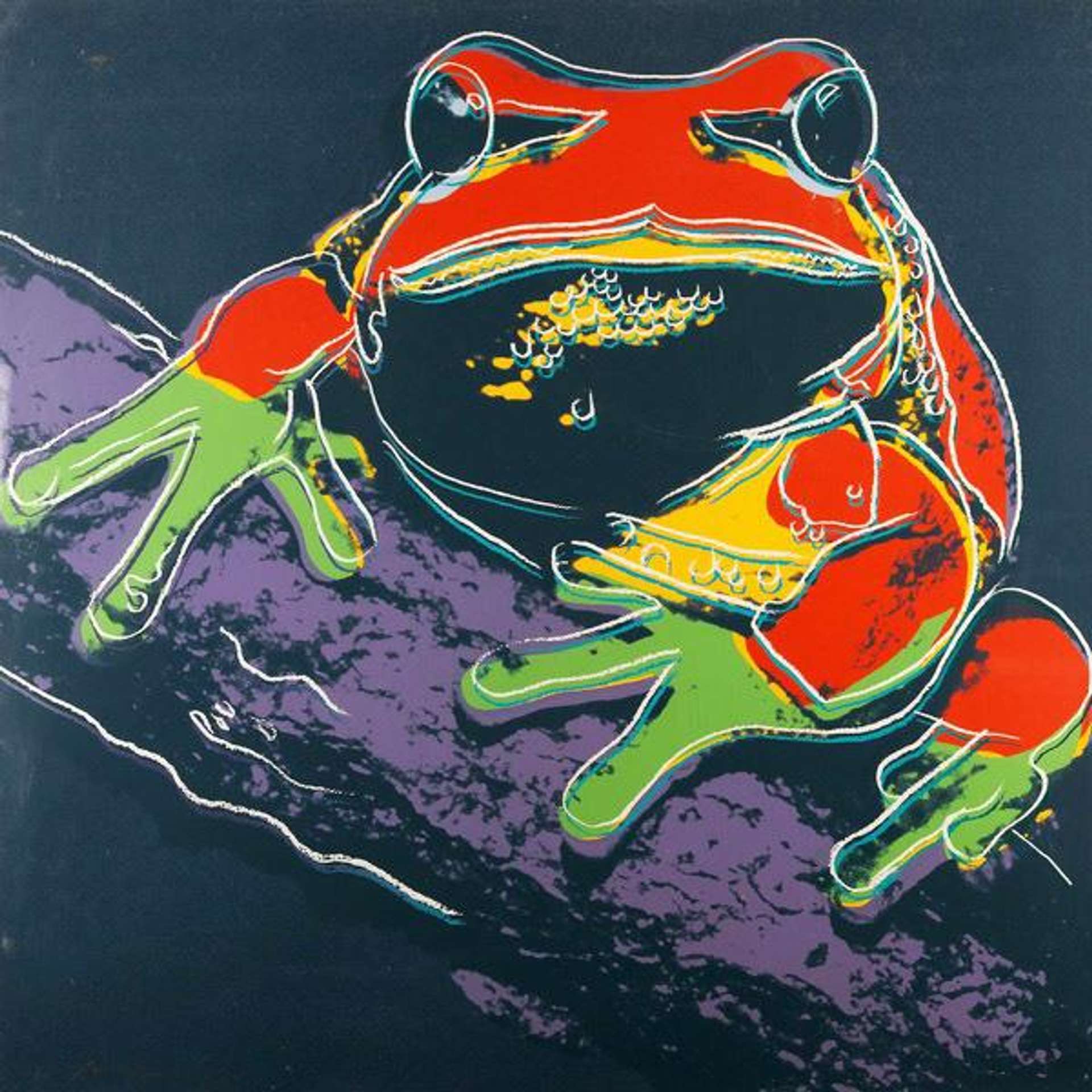 Andy Warhol: Pine Barrens Tree Frog (F. & S. II.294) - Signed Print