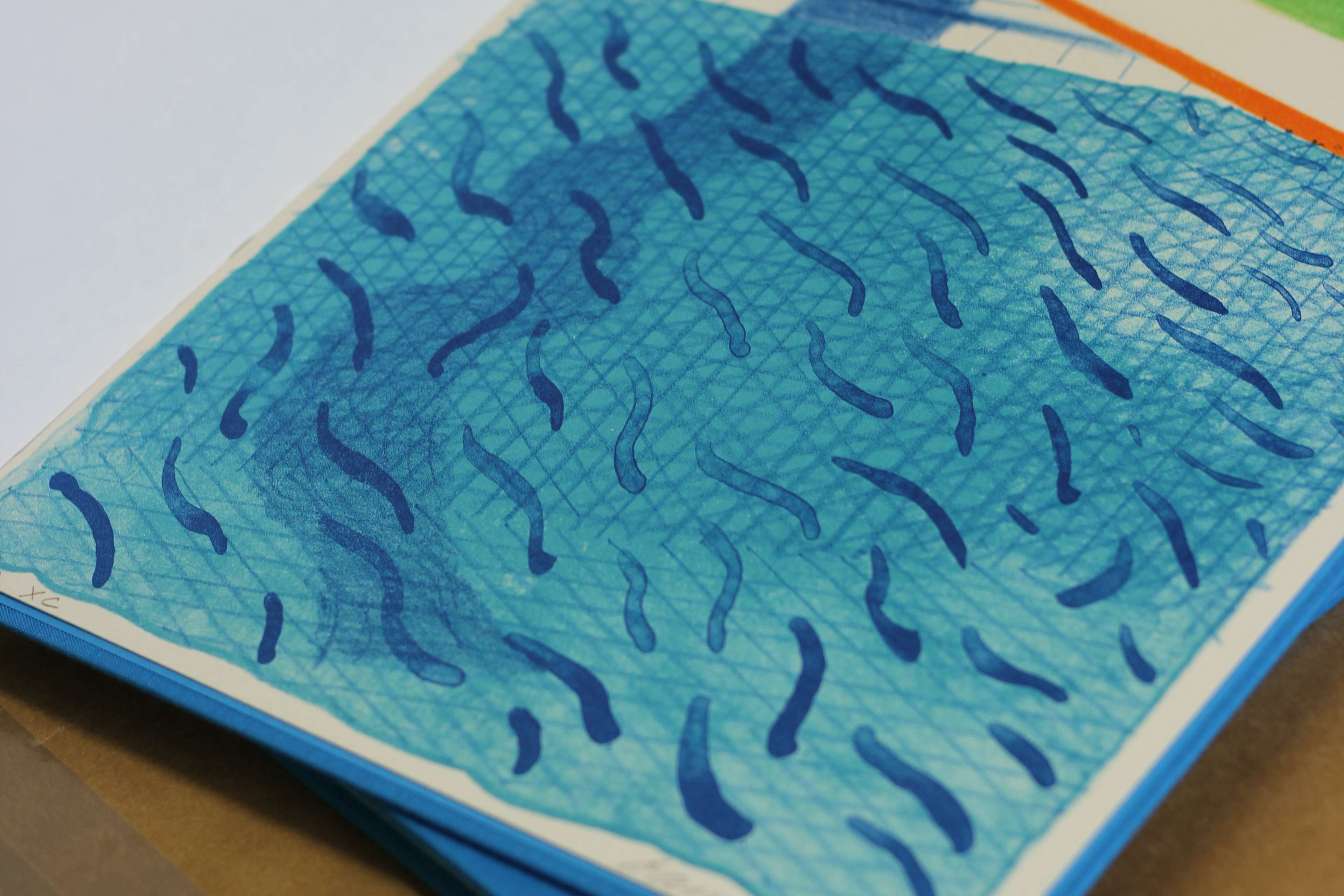 David Hockney print