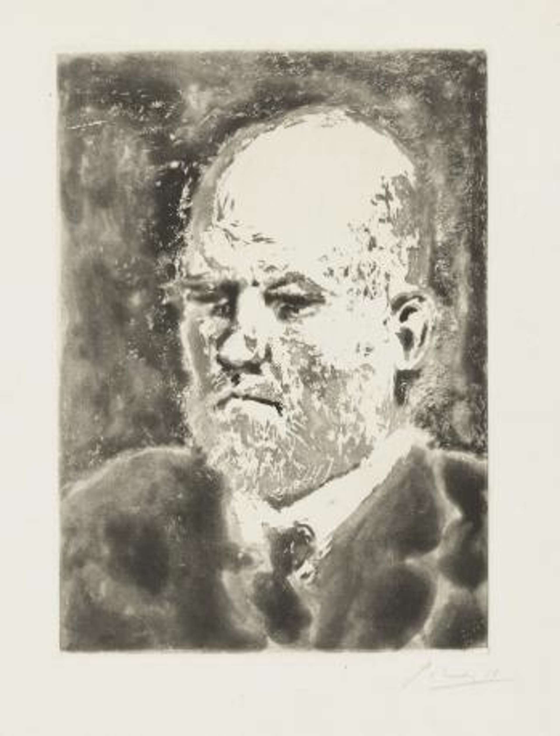 Portrait De Vollard - Signed Print by Pablo Picasso 1990 - MyArtBroker