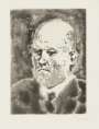 Pablo Picasso: Portrait De Vollard - Signed Print