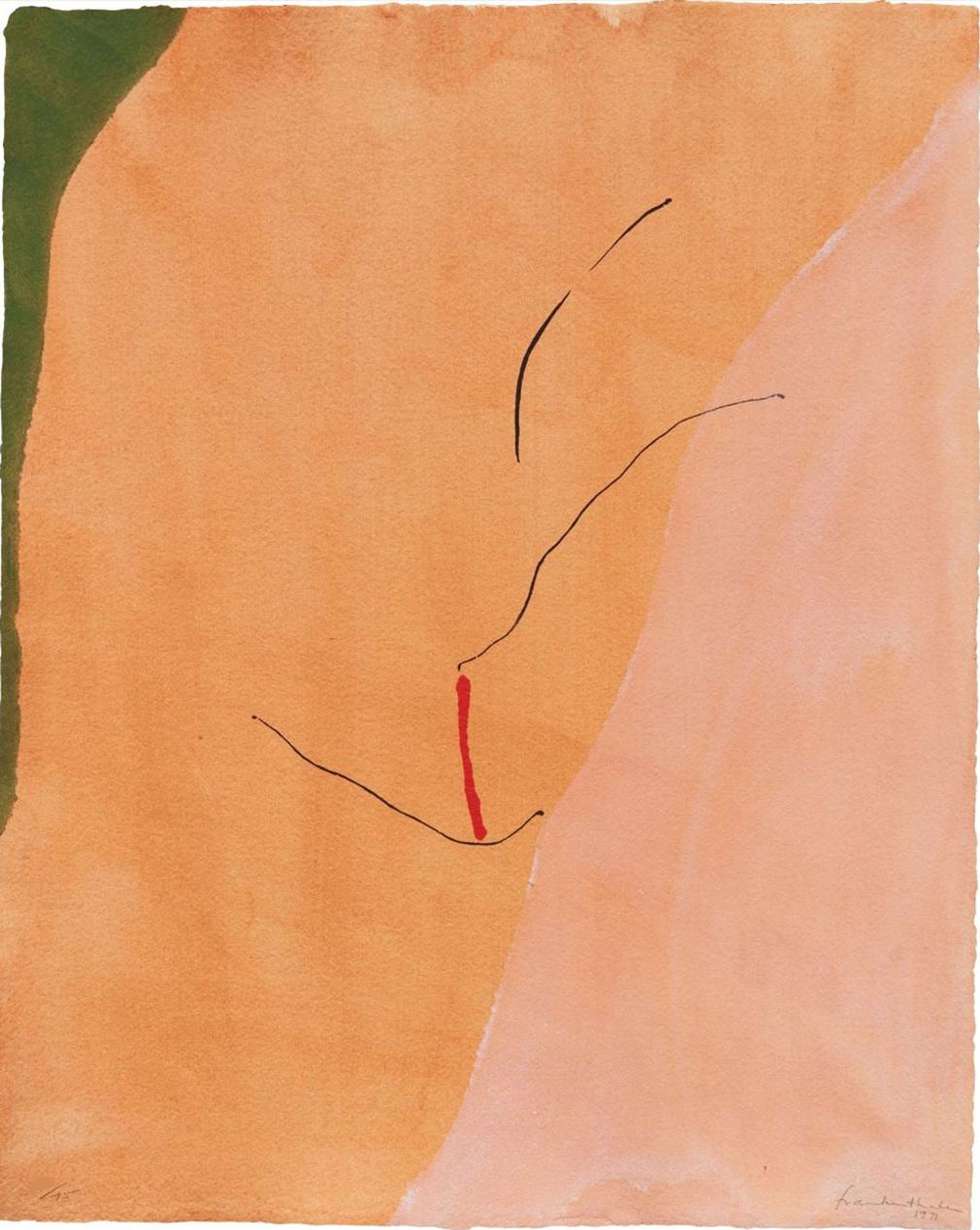 Sanguine Mood - Signed Print by Helen Frankenthaler 1971 - MyArtBroker