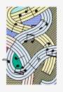 Roy Lichtenstein: Composition III - Signed Print