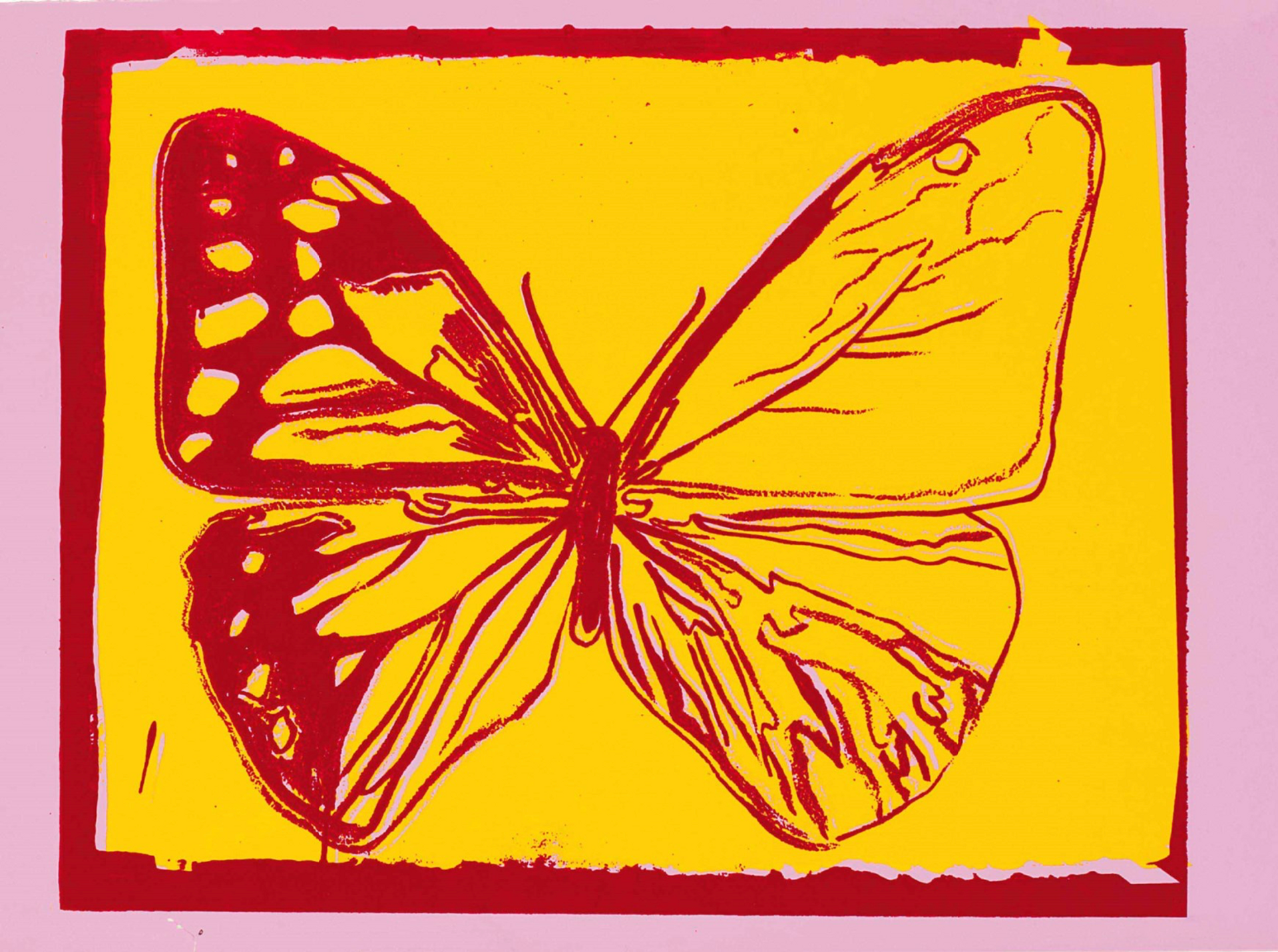 Butterfly From Vanishing Animals by Andy Warhol