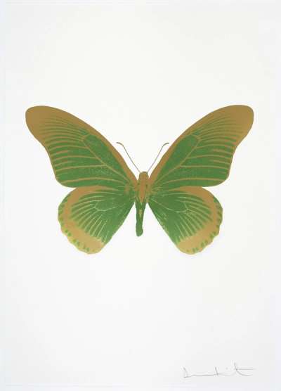The Souls IV (leaf green, sunset gold) - Signed Print by Damien Hirst 2010 - MyArtBroker