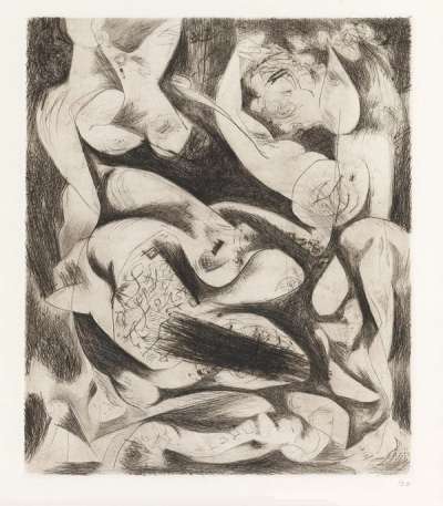 Untitled (P14) - Unsigned Print by Jackson Pollock 1967 - MyArtBroker