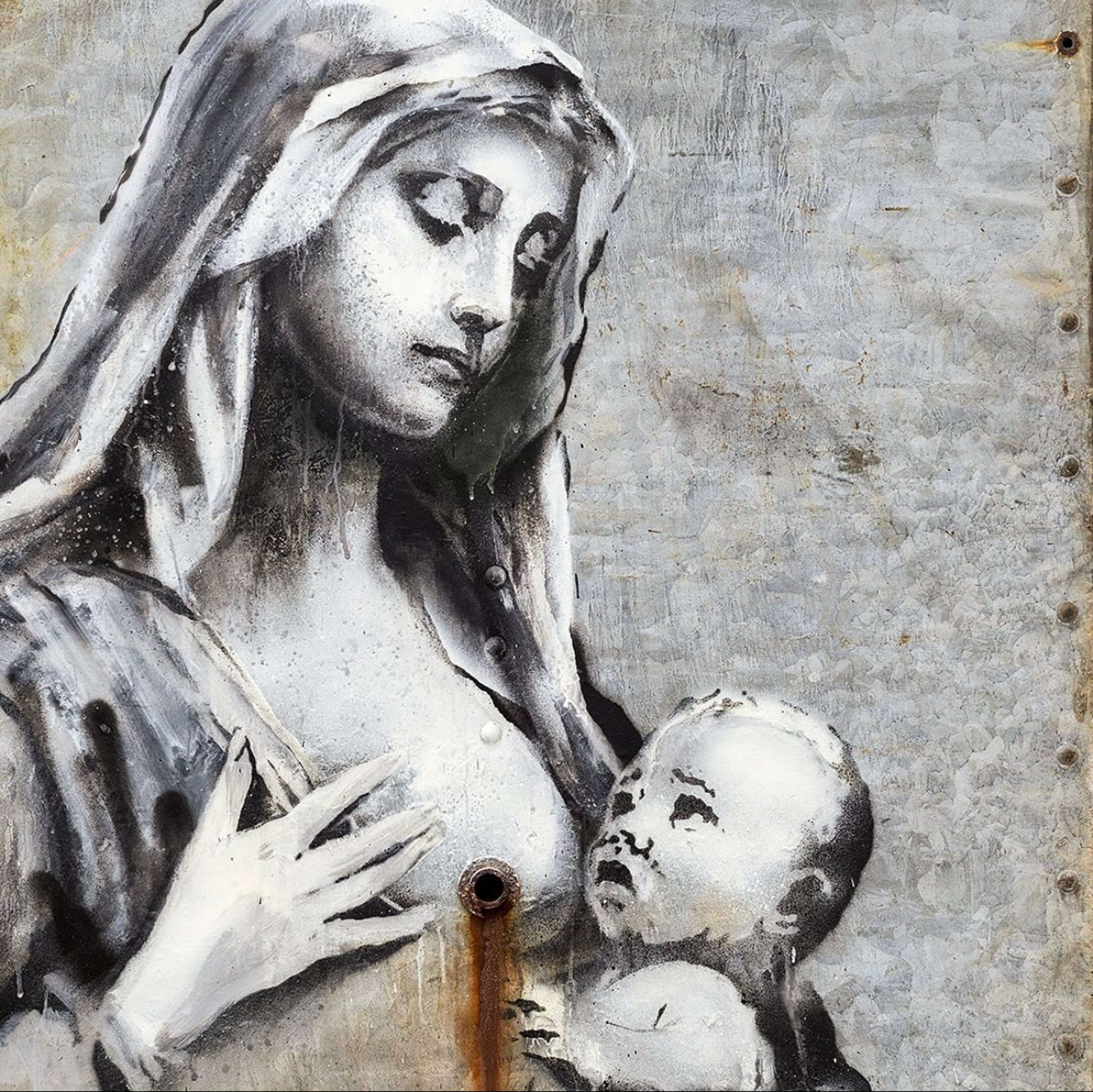 New Banksy 'Mother and Child' Instagram Post 