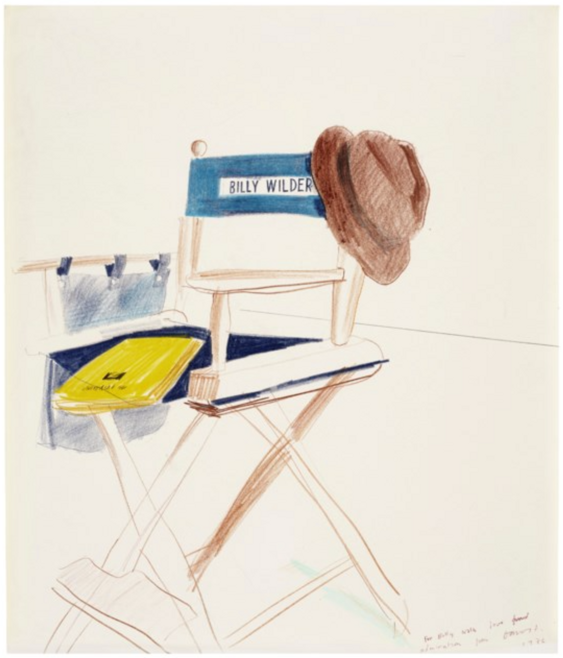 The Director's Chair by David Hockney - Christie's 2023