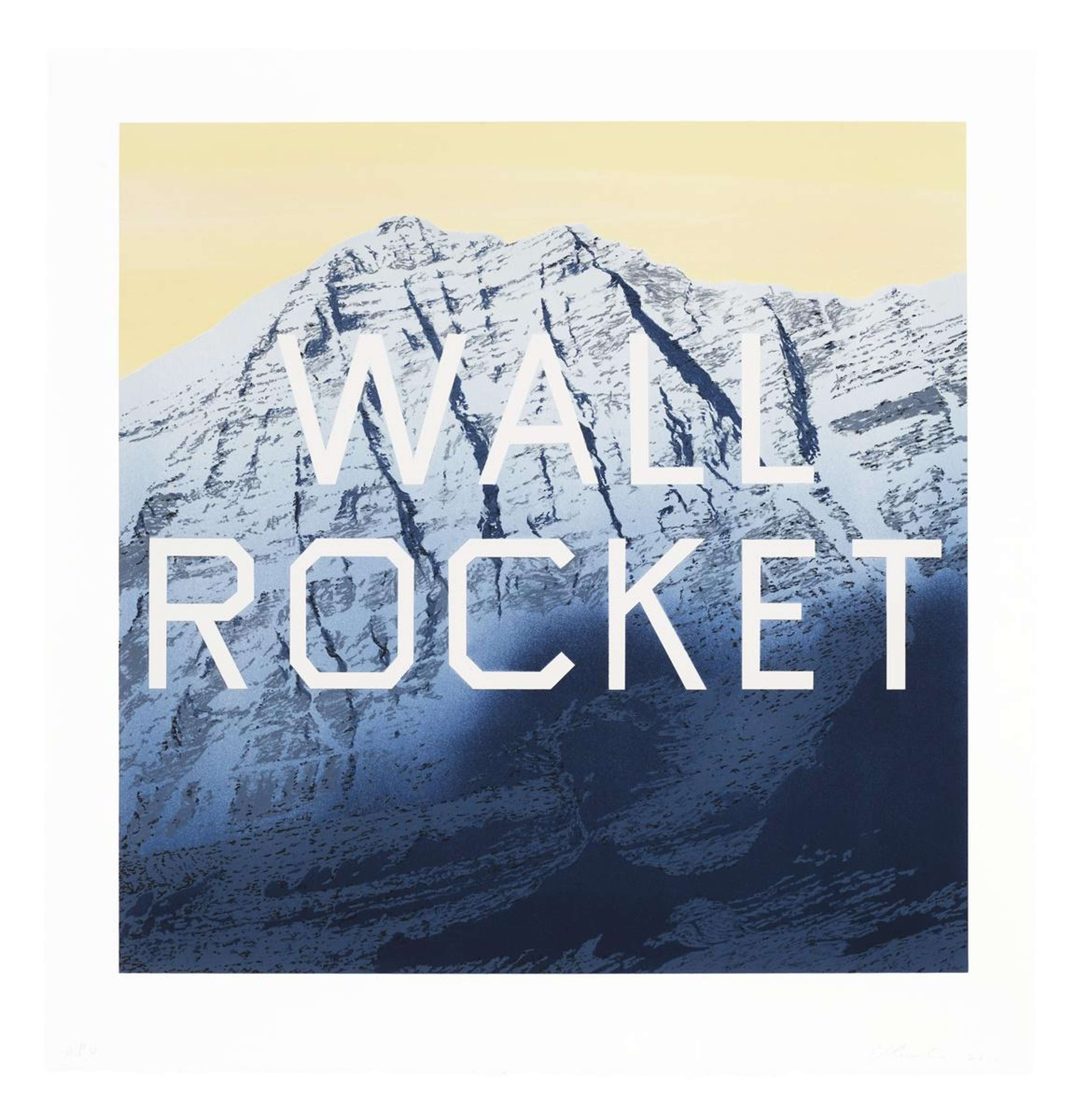 Wall Rocket - Signed Print