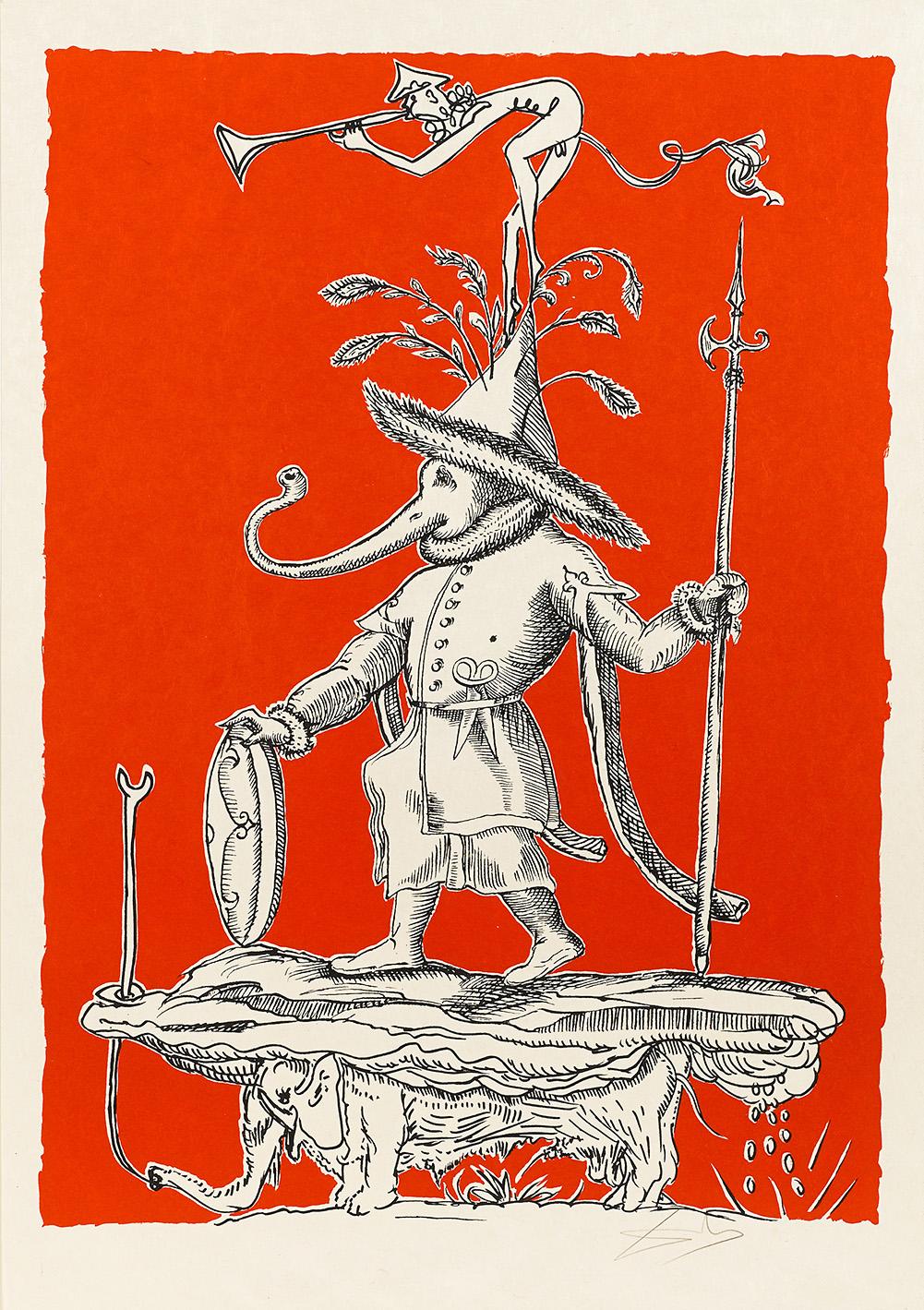 Salvador Dali Les Chevaux Daliniens (portfolio) (Signed Print