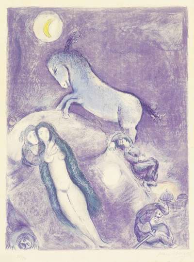 Plate 11 (Four Tales from The Arabian Nights) - Signed Print by Marc Chagall 1948 - MyArtBroker