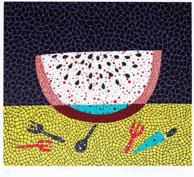 Watermelon - Signed Print by Yayoi Kusama 1986 - MyArtBroker