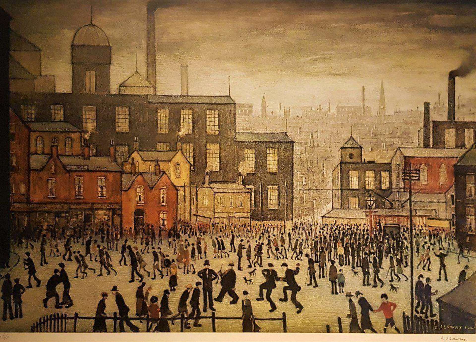 Our Town - Signed Print by L S Lowry null - MyArtBroker