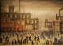 L S Lowry: Our Town - Signed Print