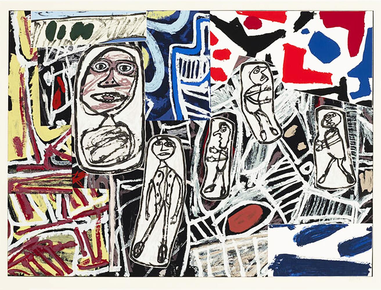 Jean Dubuffet画集 Jean Dubuffet vintage poster “10 ans d'art vivant 55 – 65