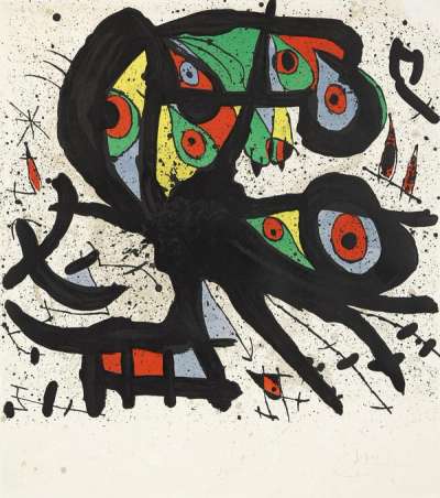 Agora I - Signed Print by Joan Miro 1971 - MyArtBroker