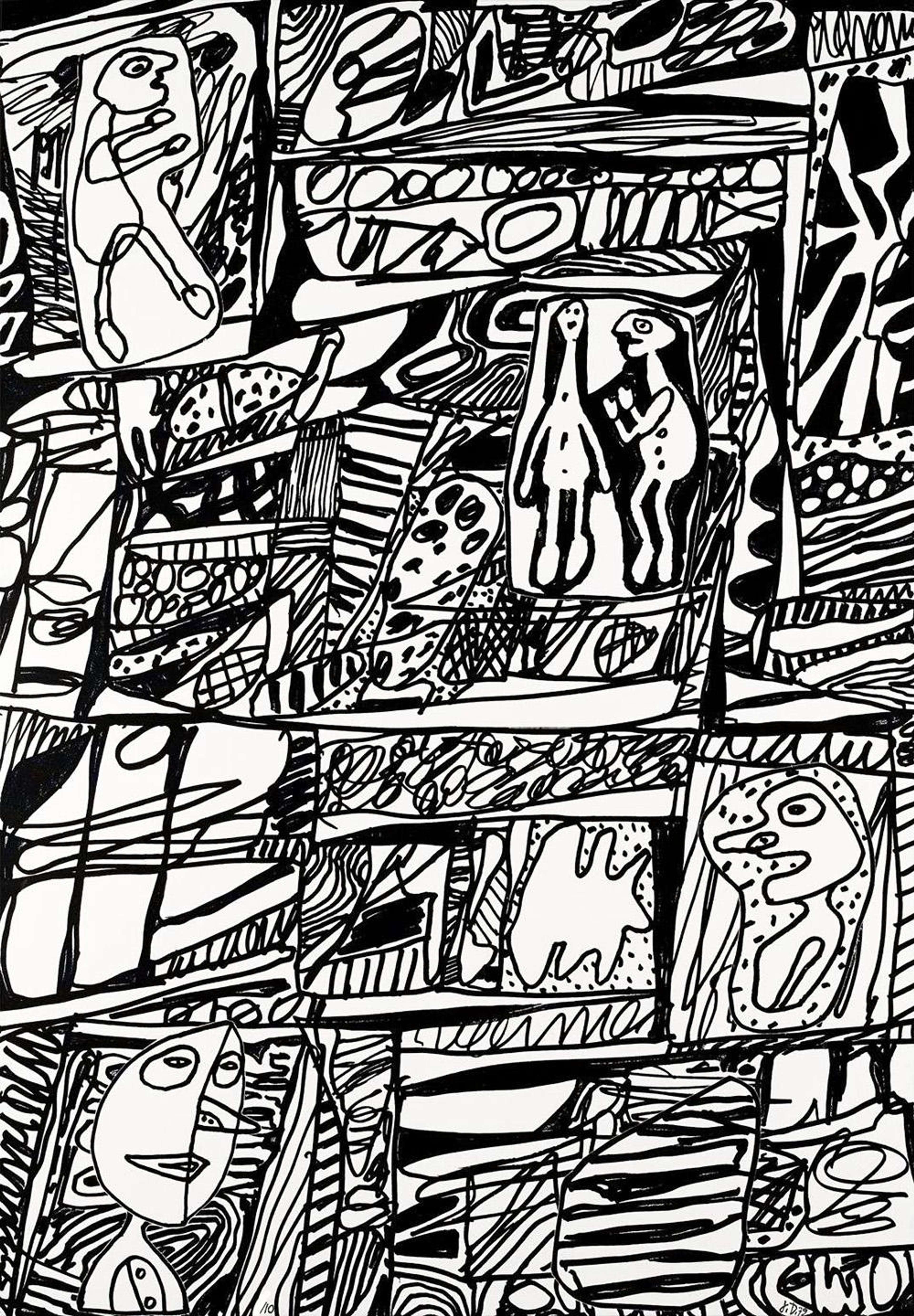 Site De Mémoire II - Signed Print by Jean Dubuffet 1979 - MyArtBroker