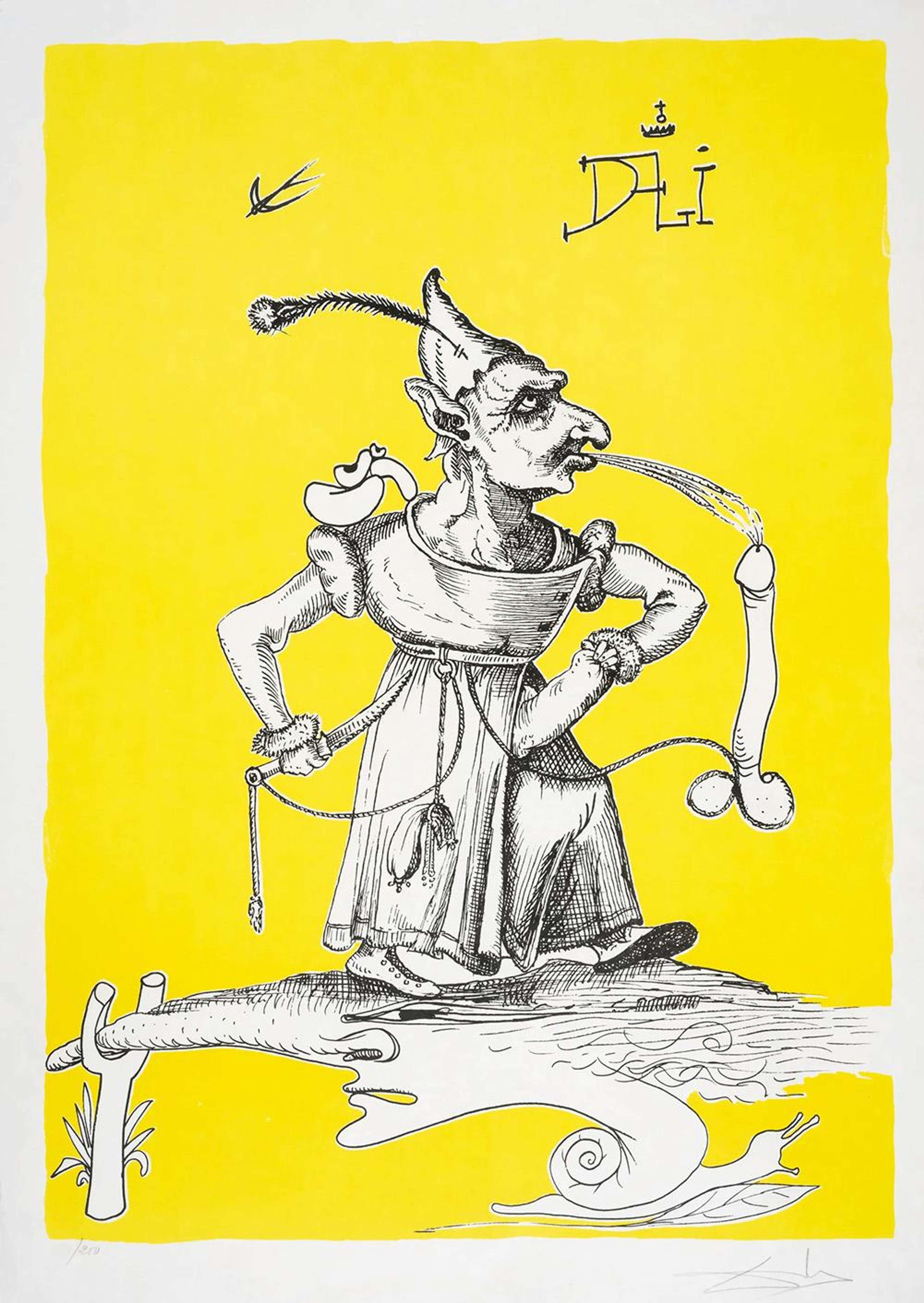 Plate 10 (Les Songes Drôlatiques De Pantagruel) - Signed Print by Salvador Dali 1973 - MyArtBroker