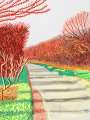 David Hockney: The Arrival Of Spring In Woldgate East Yorkshire 21st March 2011 - Signed Print