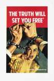 The Truth Will Set You Free (red) - Signed Print